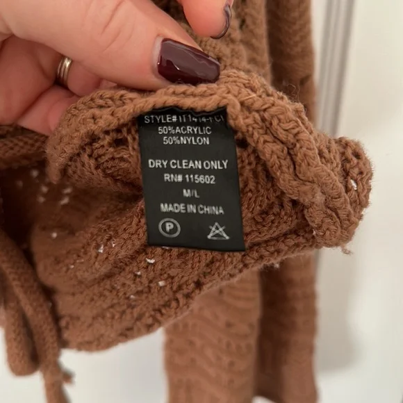 Cinched sweater | American threads - Picture 4 of 5